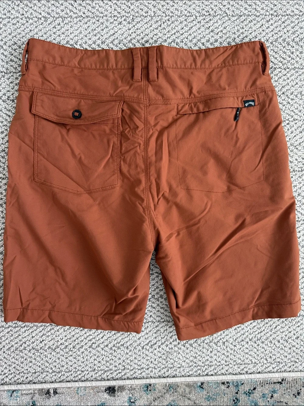 Billabong Men's Rust Orange Hybrid Shorts